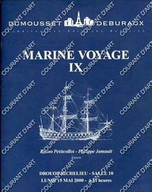 MARINE, VOYAGES IX. [HERVIGO. KISSLING. GODCHAUX. HARTZ. HERVE RICHARD. CADRAN SOLAIRE DIPTYQUE. ...