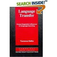 Imagen del vendedor de Language Transfer: linguistic influence in language learning (paperback)(Chinese Edition) a la venta por liu xing