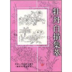 Imagen del vendedor de Peony line drawing Highlights (paperback)(Chinese Edition) a la venta por liu xing