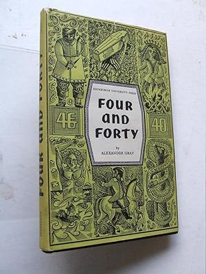 Bild des Verkufers fr FOUR AND FORTY. a selection of Danish ballads presented in Scots. zum Verkauf von McLaren Books Ltd., ABA(associate), PBFA