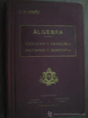 EJERCICIOS Y PROBLEMAS DE ÁLGEBRA