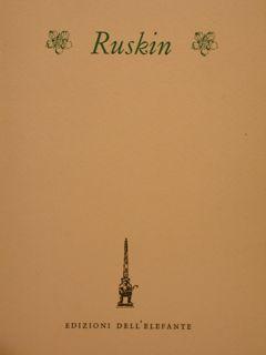 Seller image for RUSKIN. for sale by EDITORIALE UMBRA SAS