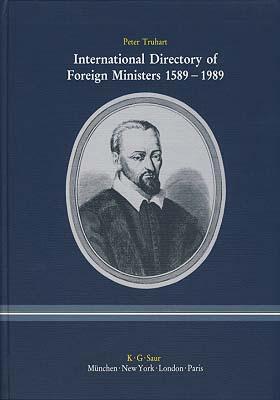 Imagen del vendedor de Internationales Verzeichnis der Auenminister 1589-1989. a la venta por Antiquariat Lenzen