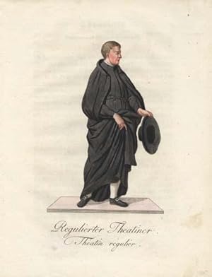 Bild des Verkufers fr Regulierter Theatiner. Theatin regulier. zum Verkauf von Antiquariat Lenzen