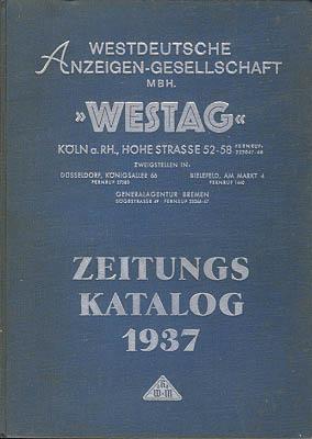 Zeitungskatalog 1937.