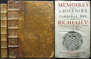 Memoires pour L'Histoire du Cardinal Duc de Richelieu. 2 Bände (komplett).