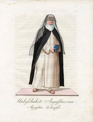 Bild des Verkufers fr Unbschuhete Augustinerinn. Augustine dechaussee. zum Verkauf von Antiquariat Lenzen