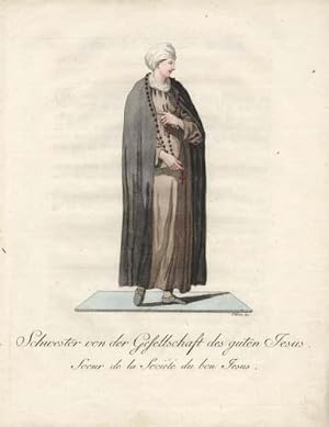 Bild des Verkufers fr Schwester von der Gesellschaft des guten Jesus. Soeur de la Societe du bon Jesus. zum Verkauf von Antiquariat Lenzen