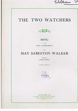 The Two Watchers, song with piano accompaniment