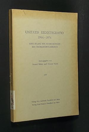 Image du vendeur pour Unitatis redintegratio 1964 - 1974. Eine Bilanz der Auswirkungen des �kumenismus-Dekrets. mis en vente par Antiquariat Kretzer