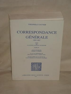 Correspondence générale 1865-1867