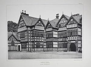 An Original Antique Photographic Illustration of Park Hall, Near Oswestry in Shropshire. Publishe...