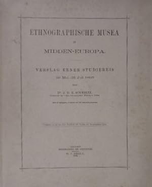 Bild des Verkufers fr Ethnographische musea in Midden-Europa. Verslag eener studiereis 19 Mei - 31 Juli 1895. zum Verkauf von Gert Jan Bestebreurtje Rare Books (ILAB)