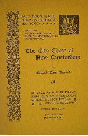 Bild des Verkufers fr The city chest of New Amsterdam. zum Verkauf von Gert Jan Bestebreurtje Rare Books (ILAB)