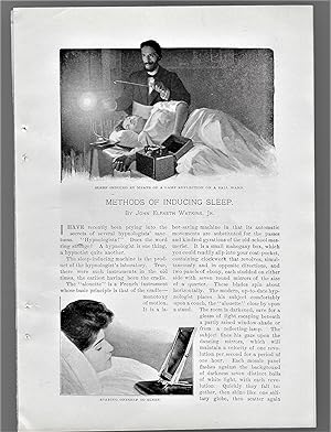 Bild des Verkufers fr Methods Of Inducing Sleep zum Verkauf von Legacy Books II