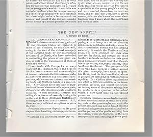 Image du vendeur pour The New South: Part I, Its Agricultural Aspect / Part II, Industrial, Manufacturing, And Material Progress, Part III, Commerce And Navigation mis en vente par Legacy Books II