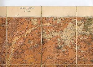 Image du vendeur pour London District [Drift Map] in Four Sheets: Sheet 2 mis en vente par Little Stour Books PBFA Member