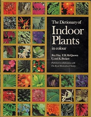 Seller image for The Dictionary of Indoor Plants for sale by Mr Pickwick's Fine Old Books