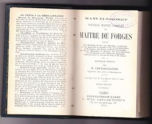 Manuels Roret - Nouveau Manuel Complet De Maitre De Forges Traitant Des Minerais De Fer ; Des Mac...