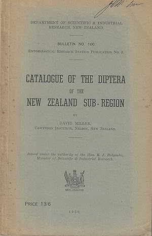 Catalogue of the Diptera of the New Zealand Sub-Region.