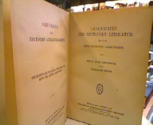 Seller image for Geschichte der deutschen Literatur bis zur Mitte des elften Jahrhunderts. (=Grundriss der deutschen Literaturgeschichte). for sale by Antiquariat Michael Solder