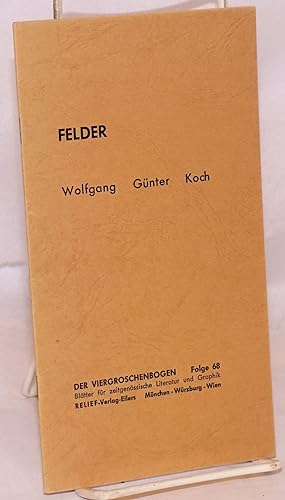 Image du vendeur pour Felder mis en vente par Bolerium Books Inc.