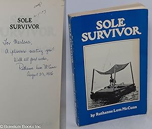 Seller image for Sole survivor for sale by Bolerium Books Inc.