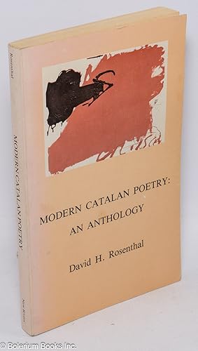 Modern Catalan poetry: an anthology; poems selected and translated from the Catalan