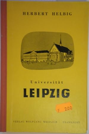 Seller image for Universitt Leipzig. Mit 21 Abbildungen for sale by Alexandre Madeleyn