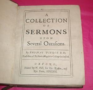 A COLLECTION OF SERMONS UPON SEVERAL OCCASIONS