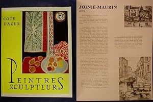 Bild des Verkufers fr Cote D'Azur - Peintres et Sculteurs zum Verkauf von Buchantiquariat Uwe Sticht, Einzelunter.