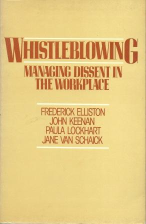 Seller image for Whistleblowing: Managing Dissent in the Workplace for sale by Works on Paper