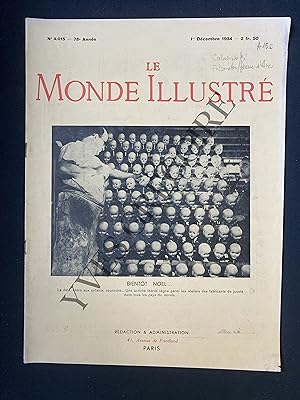 LE MONDE ILLUSTRE-N°4015-1 DECEMBRE 1934