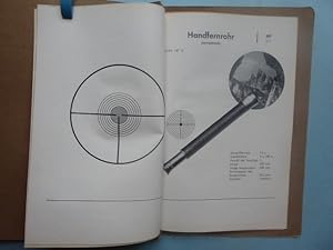 Prospektmappe über Mikropskope, Zielfernrohre, Handfernrohr, Leuchtlupen, Tischlupen, Instrumente...