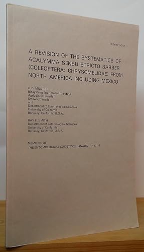 Imagen del vendedor de A Revision of the Systematics of Acalymma Sensu Stricto Barber (Coleoptera: Chrysomelidae) from North America Including Mexico a la venta por Stephen Peterson, Bookseller