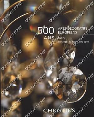 500 ANS, ARTS DECORATIFS EUROPEENS. [ORFEVRERIE. ANCIENNE COLLECTION NICOLAS LANDEAU. PAUL-LOUIS ...