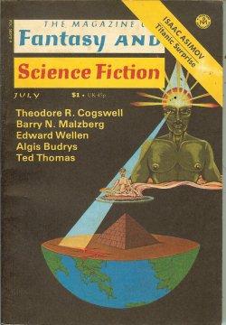 Imagen del vendedor de The Magazine of FANTASY AND SCIENCE FICTION (F&SF): July 1975 a la venta por Books from the Crypt