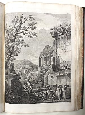 Seller image for RUINS OF THE PALACE OF THE EMPEROR DIOCLETIAN AT SPALATRO IN DALMATIA. for sale by libreria antiquaria perini Sas di Perini