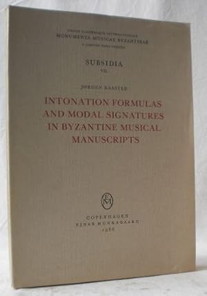 Immagine del venditore per Intonation Formulas and Modal Signatures in Byzantine Musical Manuscripts. (= Union Academique Internationale. Monumenta Musicae Byzantinae. Subsidia. Volumen VII). venduto da AixLibris Antiquariat Klaus Schymiczek