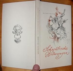 Immagine del venditore per Schwbische Widmungen. Mit farbigen Illustrationen von Heinz Schubert. venduto da Antiquariat Roland Ggler