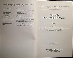 Bild des Verkufers fr Methods in Subnuclear Physics - VOLUME 2 zum Verkauf von Virtual Books