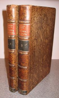 Manual de Historia de España, Tomo I & II (leather bound)