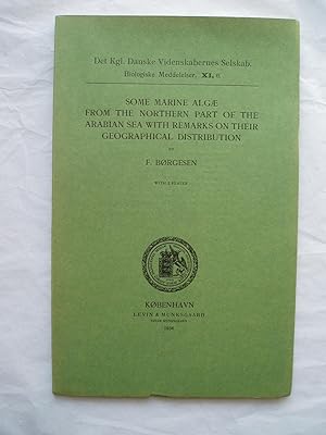 Some Marine Algae from the Northern Part of the Arabian Sea with Remarks on their Geographical Di...