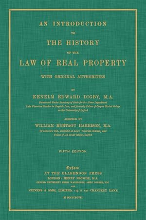 Seller image for An Introduction to the History of the Law of Real Property. for sale by The Lawbook Exchange, Ltd., ABAA  ILAB