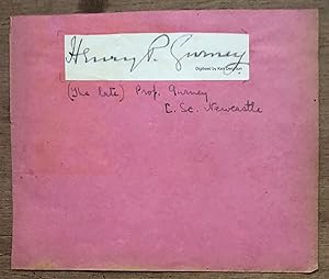 Image du vendeur pour Henry P Gurney [ SIGNATURE, BLACK INK HANDWRITING CUT OUT FROM LETTER SIGNED BY AUTHOR ] mis en vente par Deightons