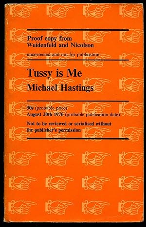 Seller image for Tussy is Me [Uncorrected Proof Copy of the First Edition] for sale by Little Stour Books PBFA Member