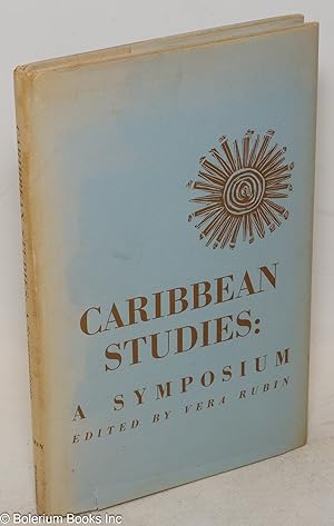 Seller image for Caribbean studies: a symposium for sale by Bolerium Books Inc.