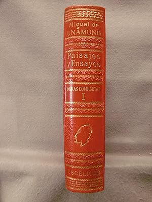 Imagen del vendedor de OBRAS COMPLETAS T. I: PAISAJES Y ENSAYOS. Contiene: Paisajes; De mi pas; Por tierras de Portugal y de Espaa; Andanzas y visiones espaolas; Paisajes del alma; Notas de un viaje a Italia; Recordando a Pereda. Del Pas Vasco; Canarias; De Fuerteventura a Pars; Madrid (1931-1935); Castilla y Len; Aragn Alicante; Extremadura; Espaa; Portugal; En torno al casticismo; Otros ensayos. a la venta por Auca Llibres Antics / Yara Prez Jorques