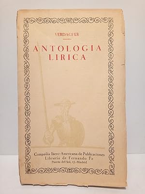 Imagen del vendedor de Antolog�a L�rica / Selecci�n, traducci�n y notas de Luis Guarner; Pr�logo de Apeles Mestres a la venta por Librer�a Miguel Miranda