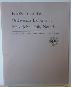 Bild des Verkufers fr Fossils from the Ordovician Bioherm at Meiklejohn Peak, Nevada zum Verkauf von RON RAMSWICK BOOKS, IOBA